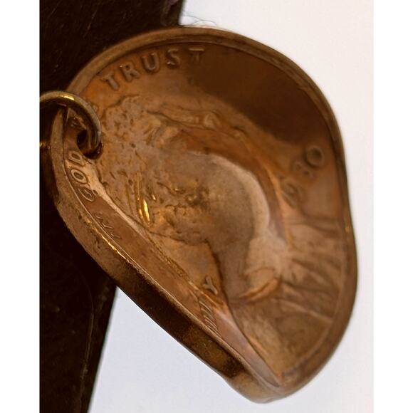 Beach Hat Penny Earrings - Picture 2 of 2